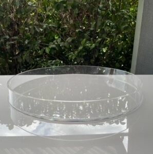 600 mm round champagne tray